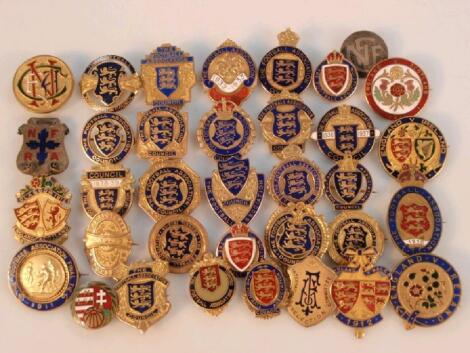 Football Interest. A collection of Football Association (FA) enamelled