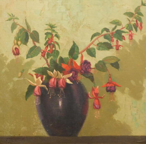 Erik Langker (1898-1982). Floral still life, oil on board, signed, 55cm x 55cm.