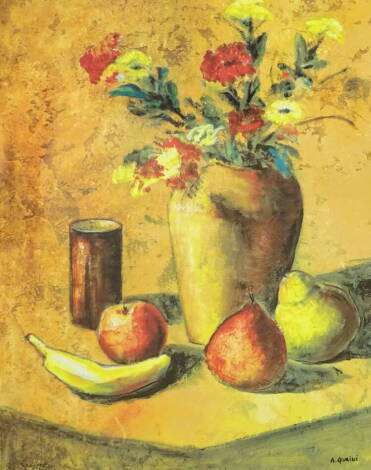 Alicia Quaini (20thC). Bananas and Pears, Giclee on paper, signed and numbered 56/195, 53cm x 40cm. With certificate of authenticity, P&O Fine Art.