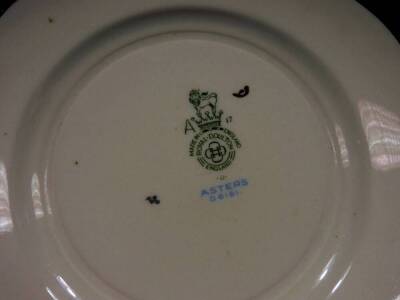 A Royal Doulton Asters pattern transfer printed part service, to include dinner plates, 23cm W, side plates, bowls, etc. printed marks beneath. (a quantity) - 3