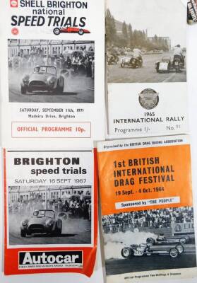 Various motorcycle and other ephemera, vintage and other, 1966 TT programme, various Nacelle Triumph Owner's Motorcycle Club magazines, Brighton Speed Trials 1967, various other motorcycle related ephemera. (a quantity) - 2