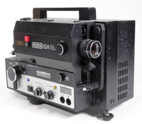 A Eumig 824 SonoMatic projector, 32cm W.