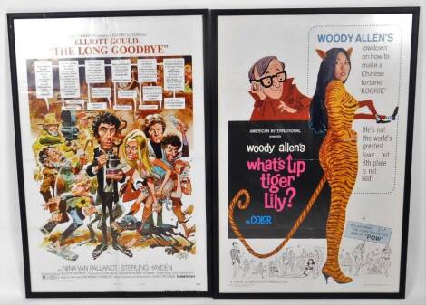 A Special Stream Service Corp Woody's Allen What's Up Tiger Lily, film poster, and another Elliot Gould, The Long Goodbye, 101cm x 66cm. (2)