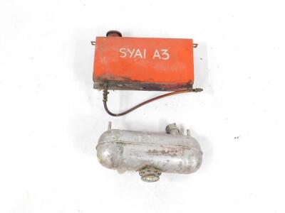 A small petrol tank, and a radiator header tank. (2) - 2