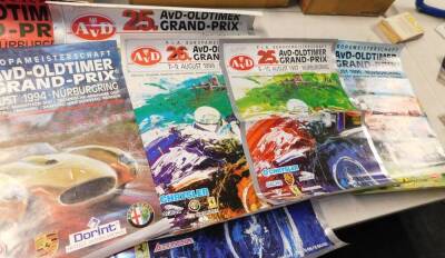 Six FIA Europameisterschaft AvD-Oldtimer Grand Prix Nurburgring race posters. - 3