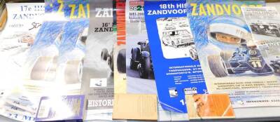 Nine Historic Zandoort Trophy race posters.