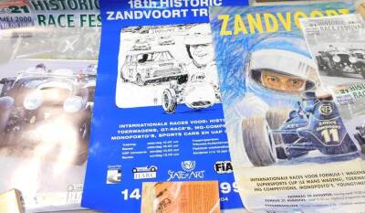 Nine Historic Zandoort Trophy race posters. - 2