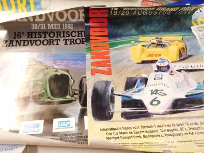 Nine Historic Zandoort Trophy race posters. - 3