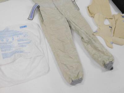 A Sparco Xight 270HC flame retardant race suit, year of manufacture 2005, with carry case. - 4