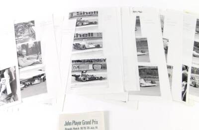 A collection of press photographs for The British Grand Prix Brands Hatch, 18th, 19th and 20th July 1974. - 2