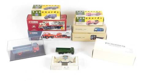 Corgi Vanguards and other die cast vintage lorries and trucks, most boxed. (1)