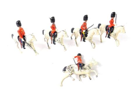 A Britains The Royal Scots Greys British Dragoons, Set 32, boxed.