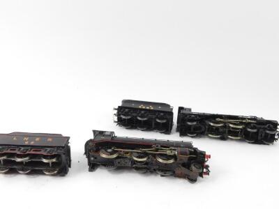 A kit built LNER locomotive, black livery, 4-4-2, 3983, and a further locomotive, 2-4-2, LNER 69. (2) - 2