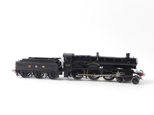 A kit built OO gauge Saint Class locomotive St Bartholomew, G & W black livery, 4-6-0, 2915.