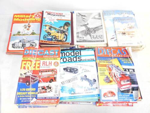 Modelling magazines, including Die Cast Collector, Military Modelling and The Die Cast Collector, some vintage magazines. (qty)