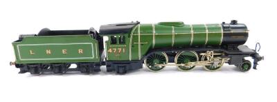 A kit built OO gauge V2 Class locomotive Green Arrow, LNER green livery, 2-6-2, 4771.