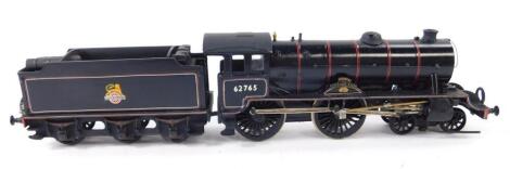 A kit built OO gauge Hunt Class locomotive The Goathland, British Rail black livery, 4-4-0, 62765.