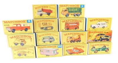 Matchbox Series vehicles, Lesney Product, some possible duplicates and replicas, boxed. (14)