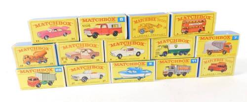 Matchbox Series vehicles, Lesney Product, some possibe duplicates and replicas, boxed. (14)