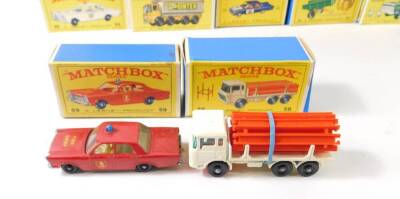 Matchbox Series vehicles, Lesney Product, some possible duplicates and replicas, boxed. (14) - 2