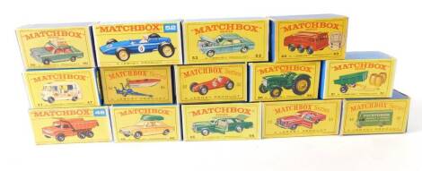 Matchbox Series vehicles, Lesney Product, some possible duplicates and replicas, boxed. (14)