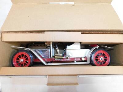 A Mamod Steam Roadster, cream chassis, SA1, boxed. - 2