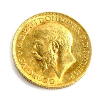 A George V full gold sovereign, dated 1912.