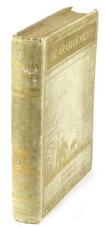 The Arabian Nights, illustrated by Detmold (EJ) published by Hodder and Stroughton, cream canvas binding picked out in gilt. (AF)