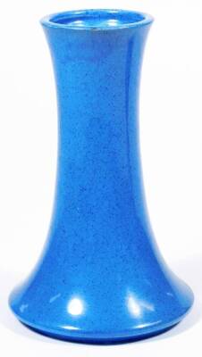 A William Moorcroft powder blue ground vase, signed W Moorcroft and dated 1914, 14cm H and a similar vase impressed Mark Moorcroft Burslem England m44, 20cm H. (2) - 2