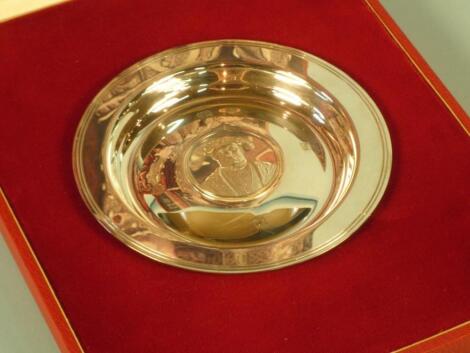 A Henry VIII silver dish from the Royal Lineage Series