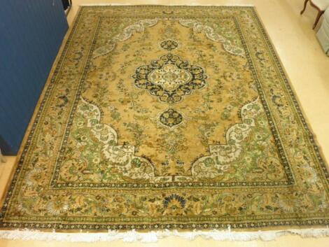 A European carpet in the Persian style with a central medallion