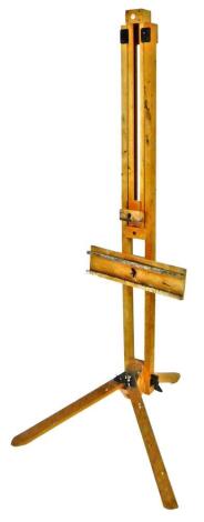 A 20thC Windsor and Newton beech artist easel, on tripod base, 173cm H.