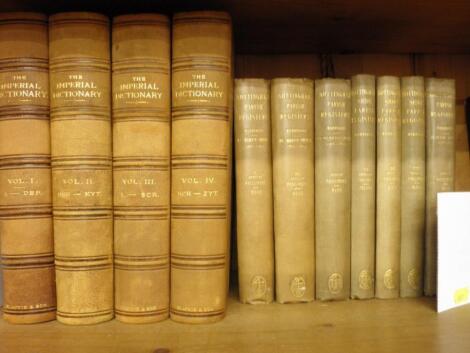 A four volume "Imperial Dictionary" and a number of "Nottingham