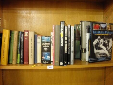 Various books on photography - one shelf