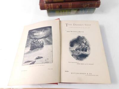 Children's literature, to include L T Meade, Seven Maids; Wild Kitty; Gordon Stables, Twixt School and College; Fred Whishaw, Harold The Norseman; and Bloundelle - Burton, The Desert Ship., together with Joseph Pennell & J C Squire. A London Reverie, firs - 2