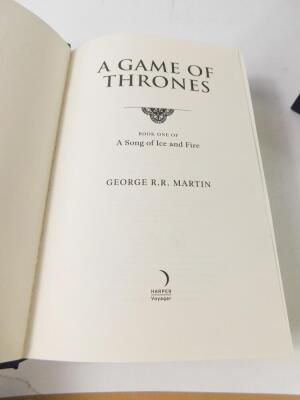 Martin (George R R). A Game of Thrones, Book One of a Song of Ice and Fire, with slip case, published by Harper Collins, London, 2011., A Feast For Crows, published 2005, and a Dance With Dragons, signed, published 2011., Bennett (Arnold). Don Juan de Mar - 2