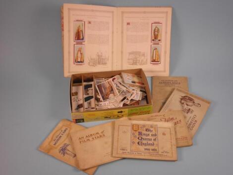 A large quantity of cigarette cards