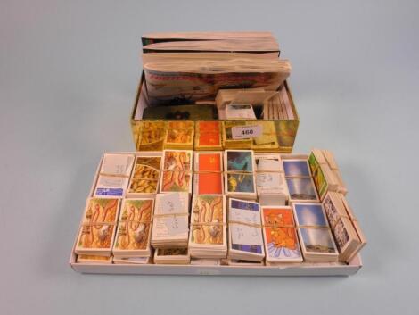 A box of assorted tea cards