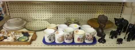 A quantity of Royal commemorative ware and coronation mugs