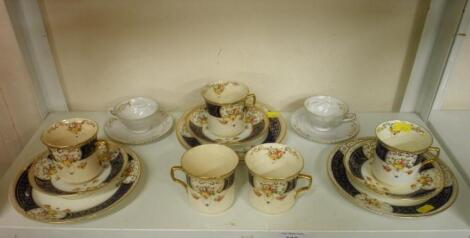 "Prim" a part tea service to include:- four cups