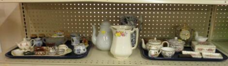 A quantity of decorative china to include:- jugs