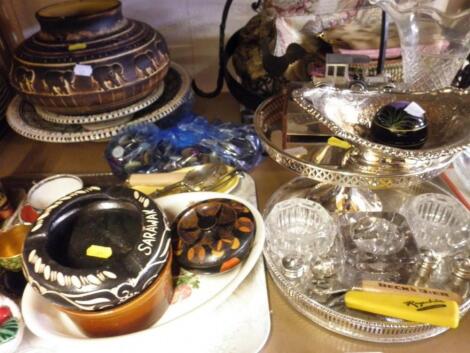 A quantity of china, silver plate etc