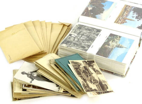 A quantity of early 20thC and later postcards, mainly topography, etc.