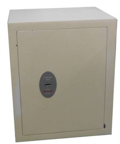 A Phoenix SS180 series Fortress safe, 56cm H, 35cm D, 45cm W, with key.