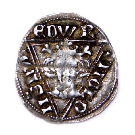 An Edward I silver penny, Dublin Mint, 2nd type, 2cm W.