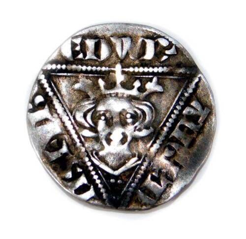 An Edward I Irish silver penny, 4.5cm W.