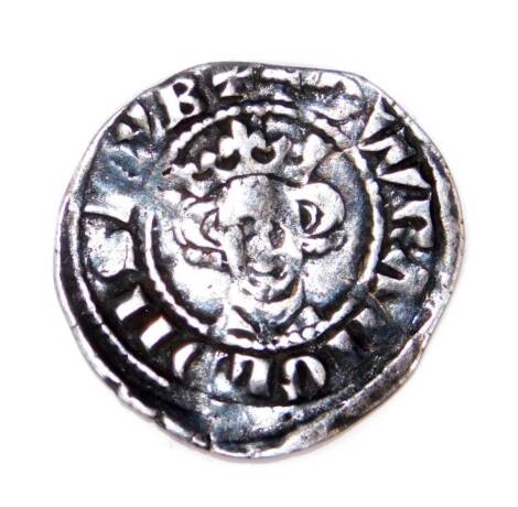 An Edward I silver long cross penny, 2cm W.