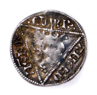 An Edward I Irish silver penny, 2cm W.