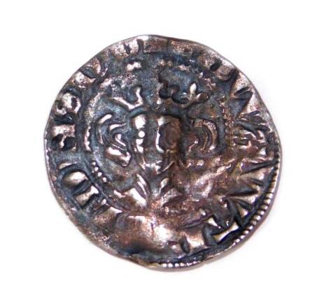 An Edward I silver long cross penny, 2cm W.