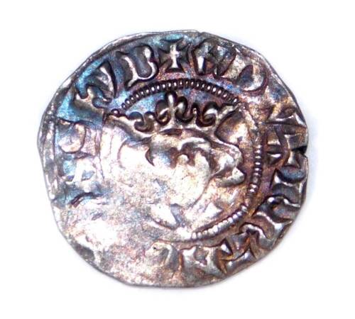 An Edward I silver long cross penny, 2cm W.